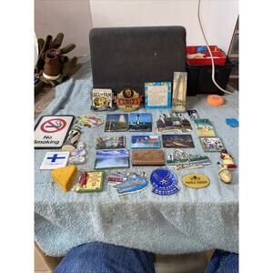 Lot Of 28 Vintage Refrigerator Magnets